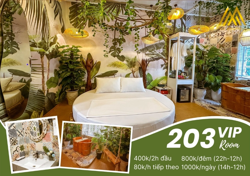 VIP Room 203 - Eden concept "Rừng nguyên sinh" tại Mix Boutique Premium