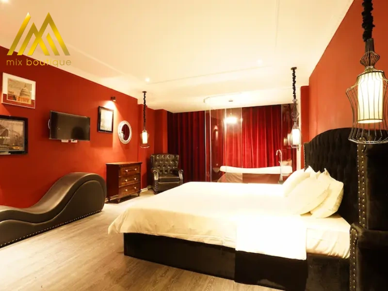 Các chi nhánh Mix Hotel tại Hà Nội có trang bị ghế tình yêu