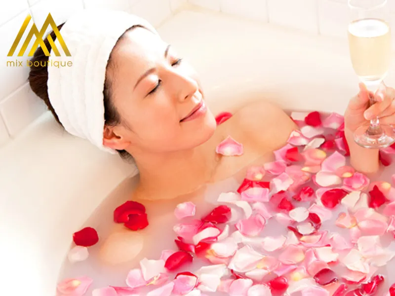 Dịch vụ bồn tắm hoa hồng tại khách sạn