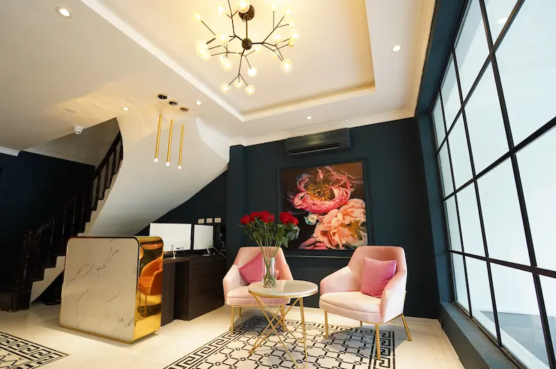 Không gian phòng riêng tư Mix Boutique Hotel